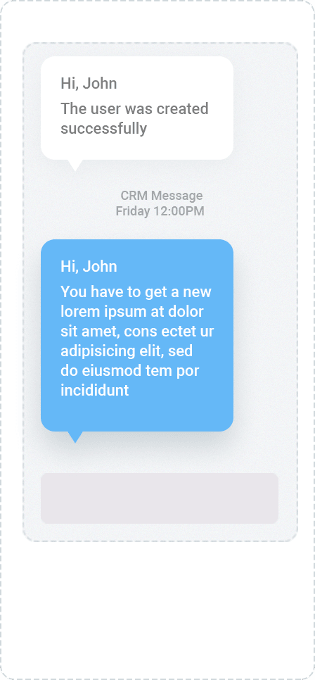 notificator SMS CRM Wippo