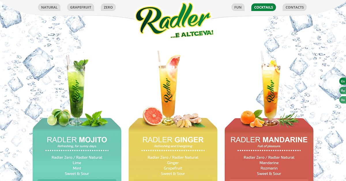 Radler Cocktails Creating